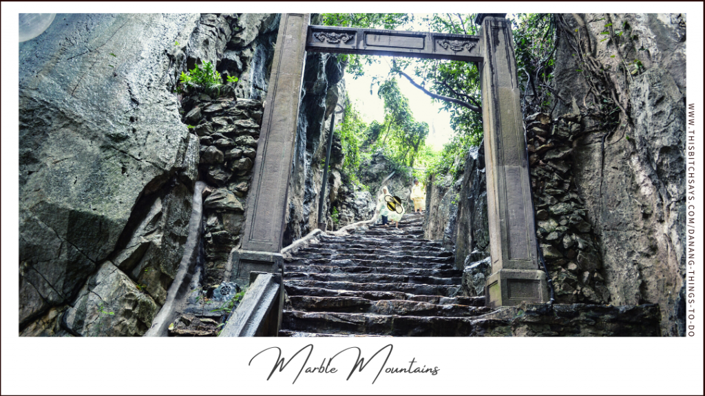 You need to visit Marble Mountains in Da Nang, Vietnam