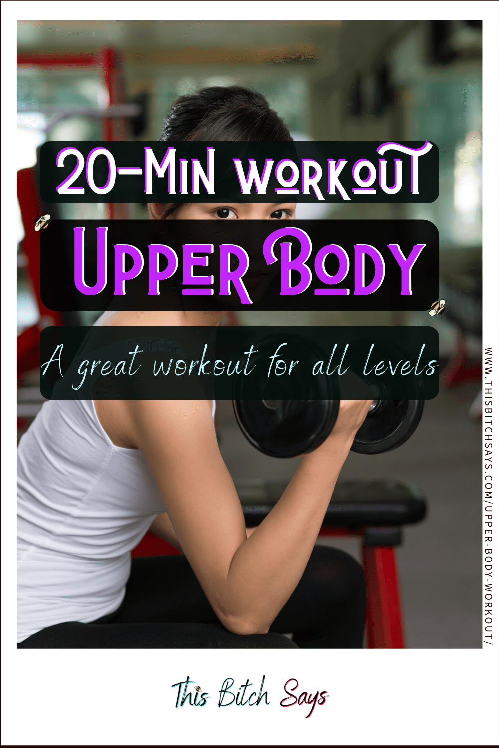 For Your Fitness: 20-minute workout for your upper body. A great workout for all levels.