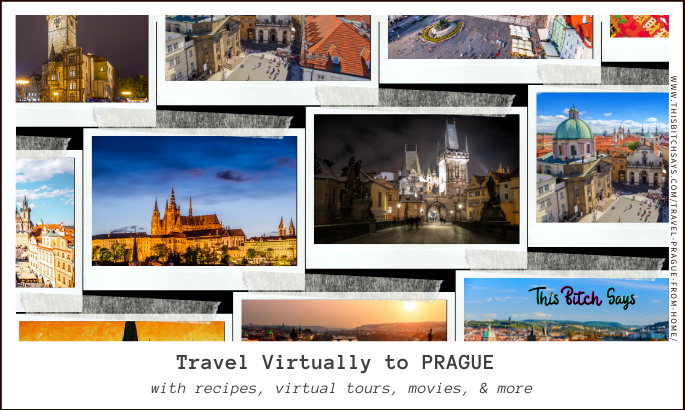Travel virtually to PRAGUE (with recipes, virtual tours, movies, & more). Polaroids from Prague!