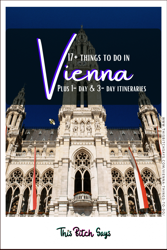 Pin This - 17+ things to do in Vienna (plus 1-day and 3-day itineraries)