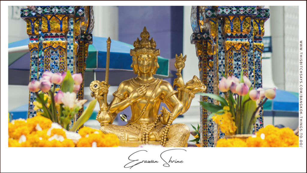 The Erwin Shrine is one of the top things to do in Bangkok