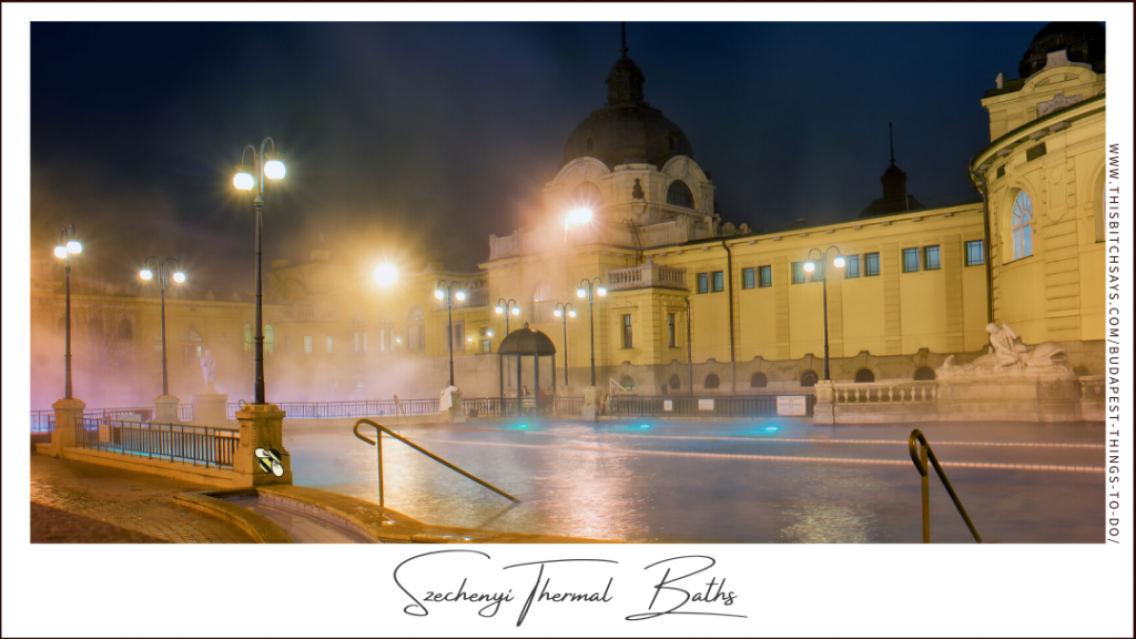 Széchenyi Thermal Bath is one of the top things to do in Budapest