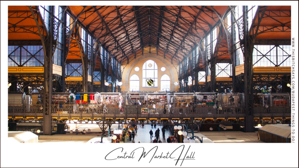 Central Market Hall is one of the top things to do in Budapest