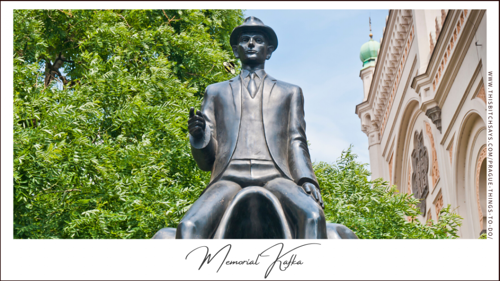 the Memorial Kafka is one of the top things to do in Prague