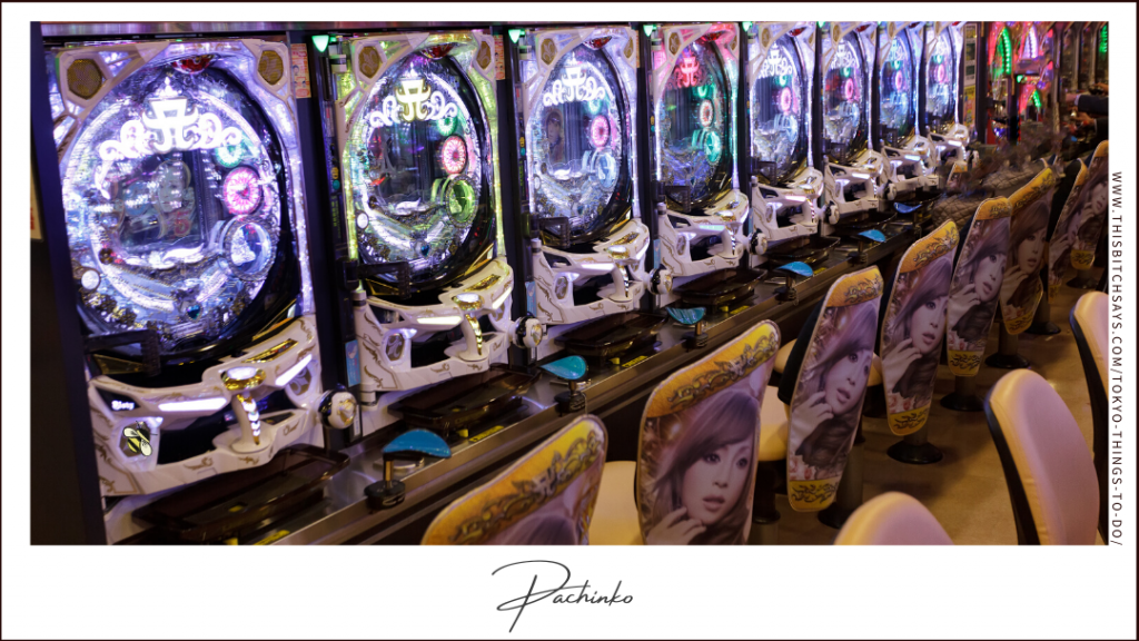 Pachinko is one of the top things to do in Tokyo