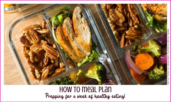 feature: how to meal plan (prepping for a week of healthy eating)