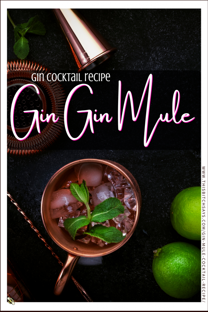 Pin This - Gin Gin Mule Gin Cocktail Recipe