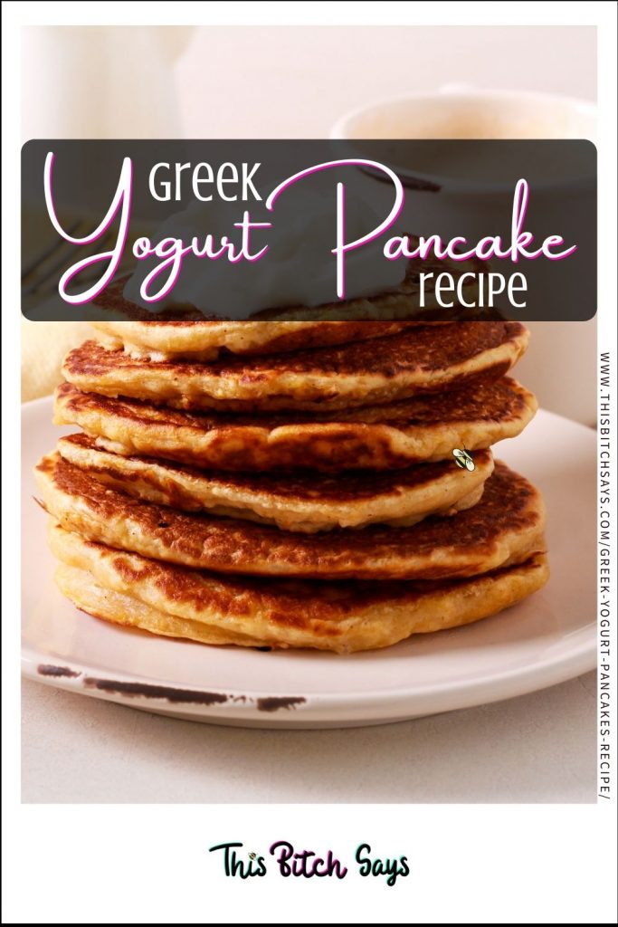 pin this: greek yogurt pancake recipe