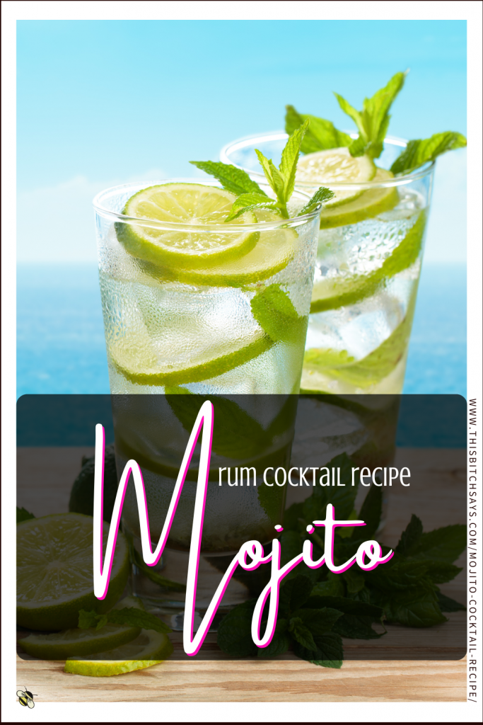 Pin This - Mojito Rum Cocktail Recipe