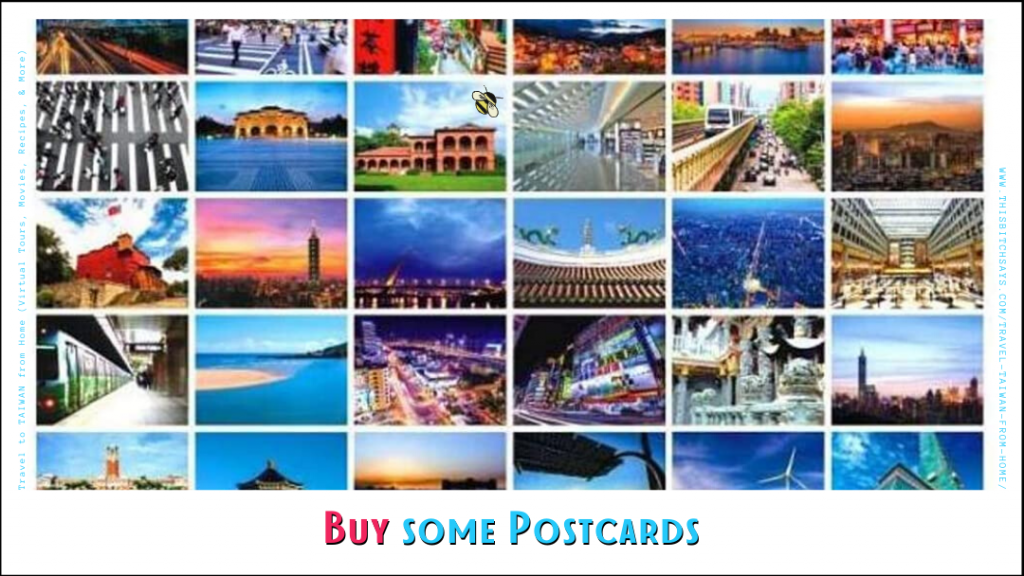 Buy some postcards of Taiwan